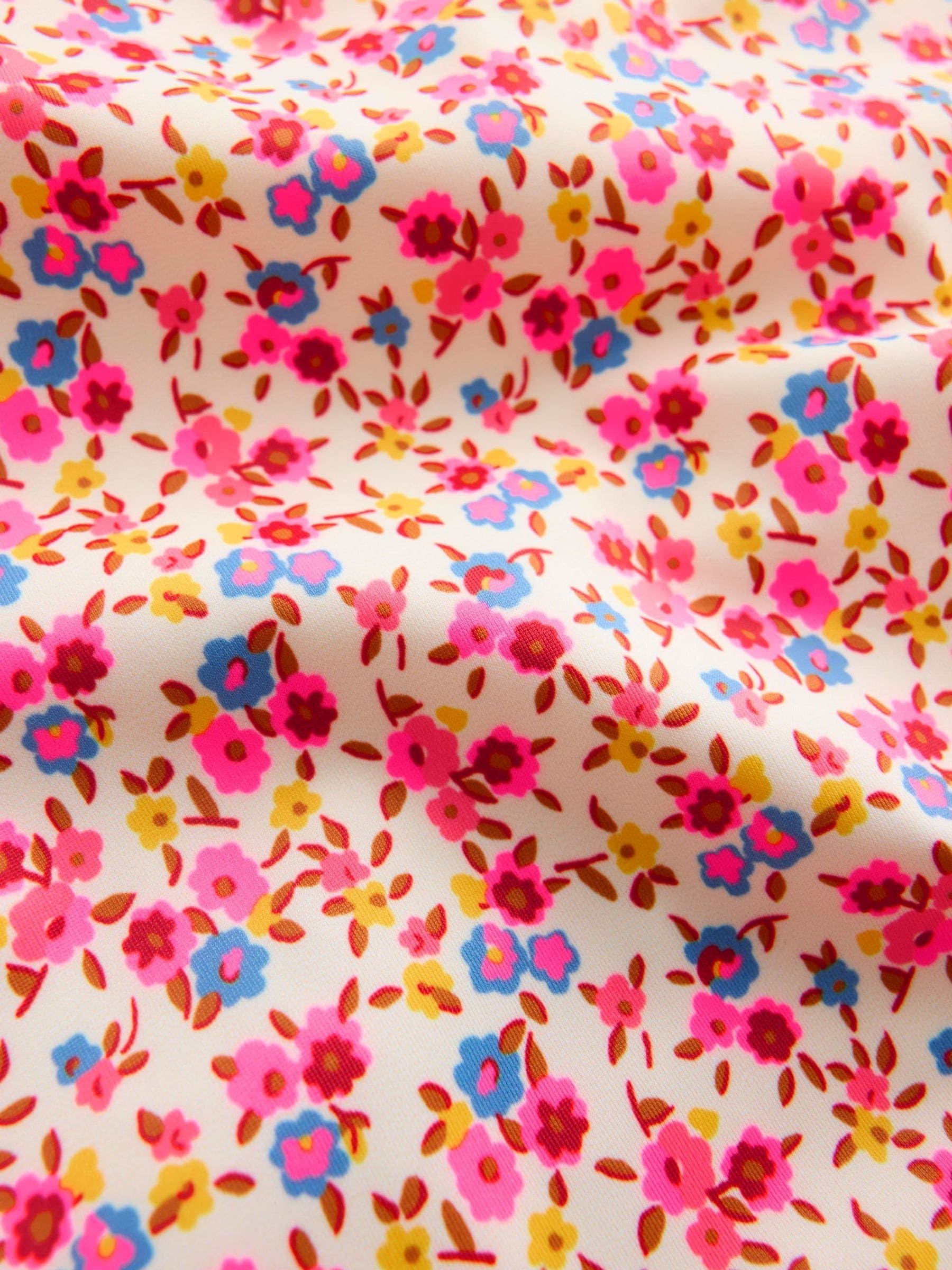 Boden Cream Cross-back Printed Swimsuit image 3