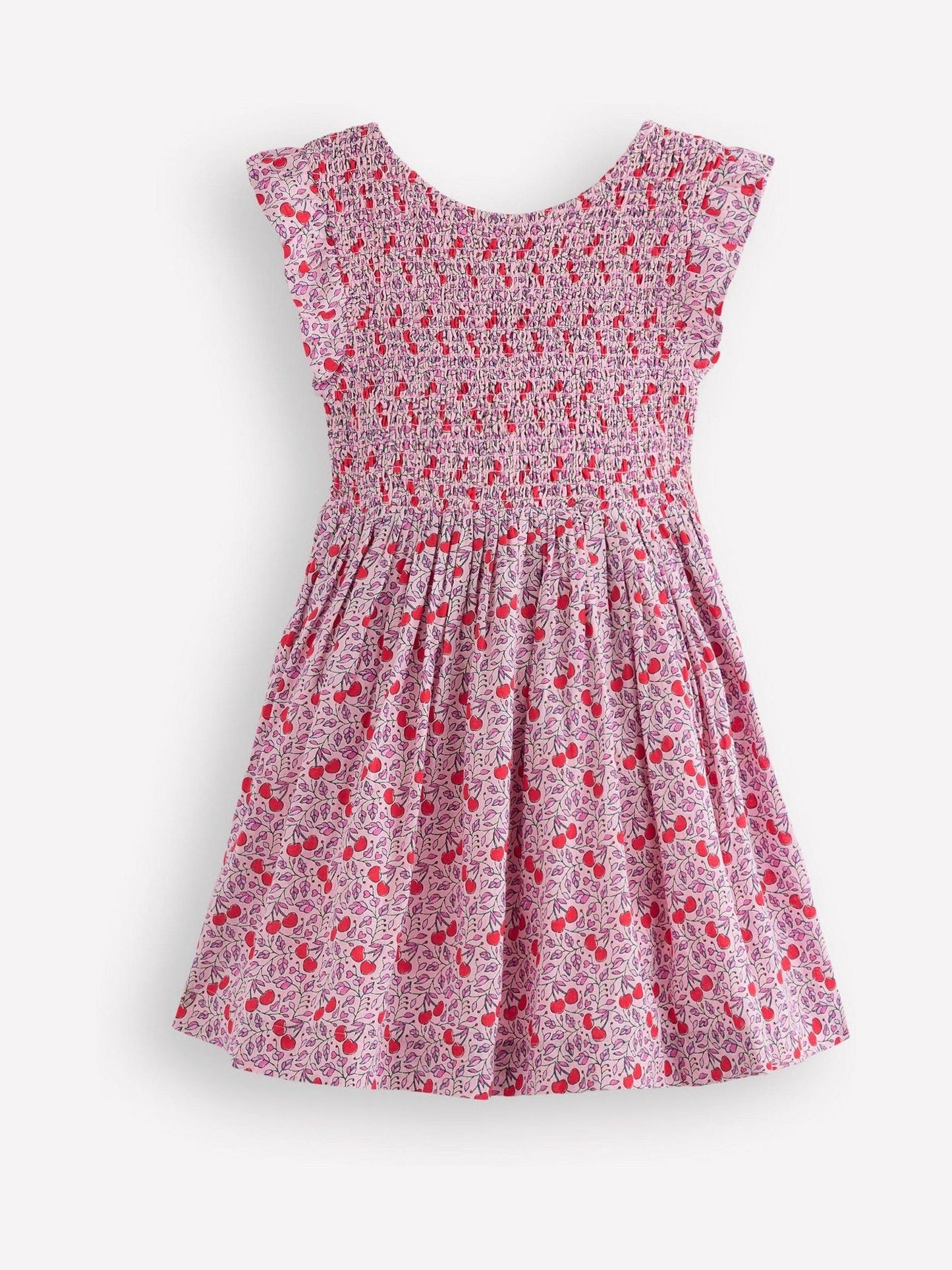 Boden Pink Bow Back Flutter Sleeve Dress image 1