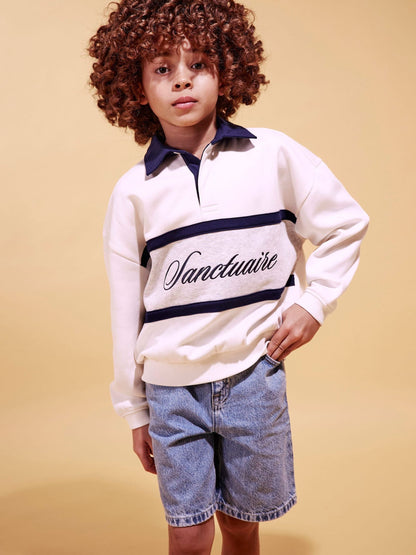 Dsiney Kidz - River Island Blue Regular Fit Washed Denim Shorts image 1