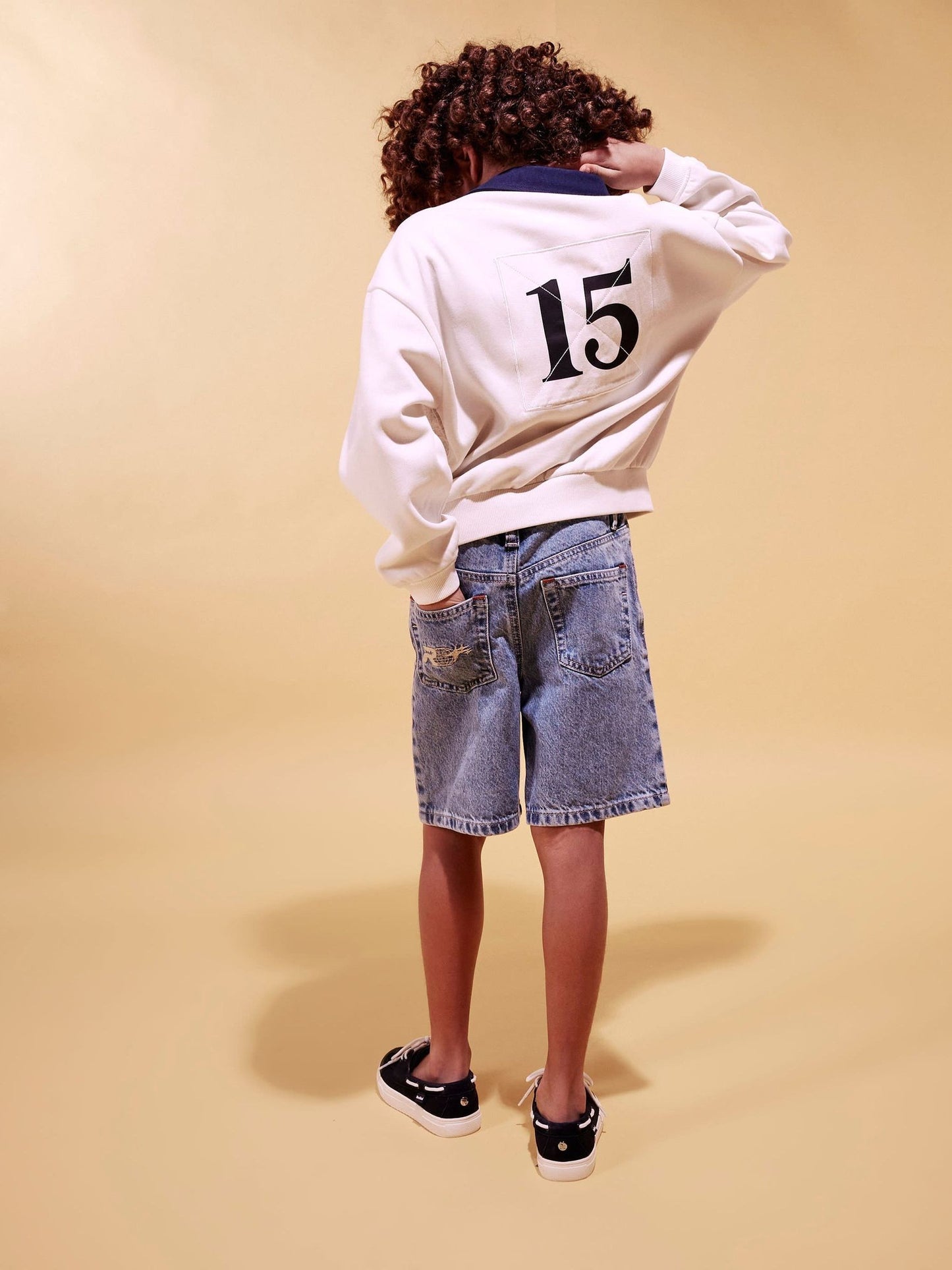 Dsiney Kidz - River Island Blue Regular Fit Washed Denim Shorts image 2