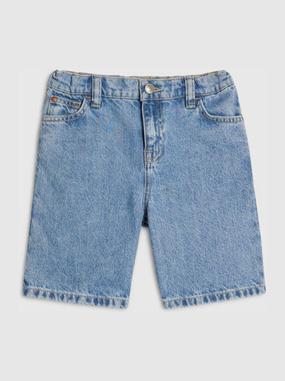 Dsiney Kidz - River Island Blue Regular Fit Washed Denim Shorts image 3