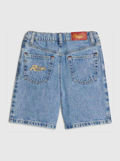 Dsiney Kidz - River Island Blue Regular Fit Washed Denim Shorts image 4