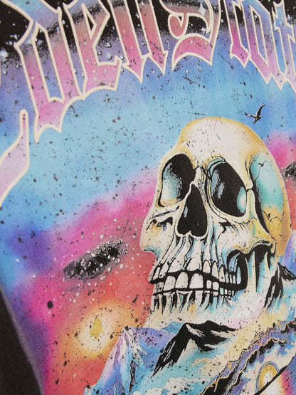 Dsiney Kidz - River Island Black Oversized Skull Washed T-Shirt image 4