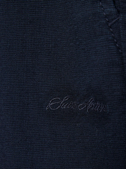 River Island Navy Blue Regular Fit Pull On Trousers image 3