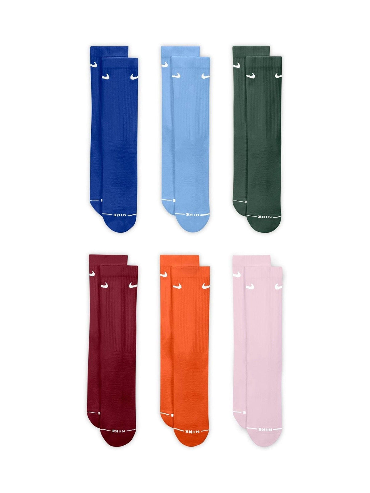 Nike Multi Everyday Crew Socks 6 Pack - image 2