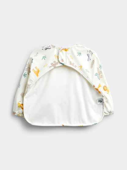JoJo Maman Bébé Sage Green Safari 2-Pack Sleeve Bib Set - image 4