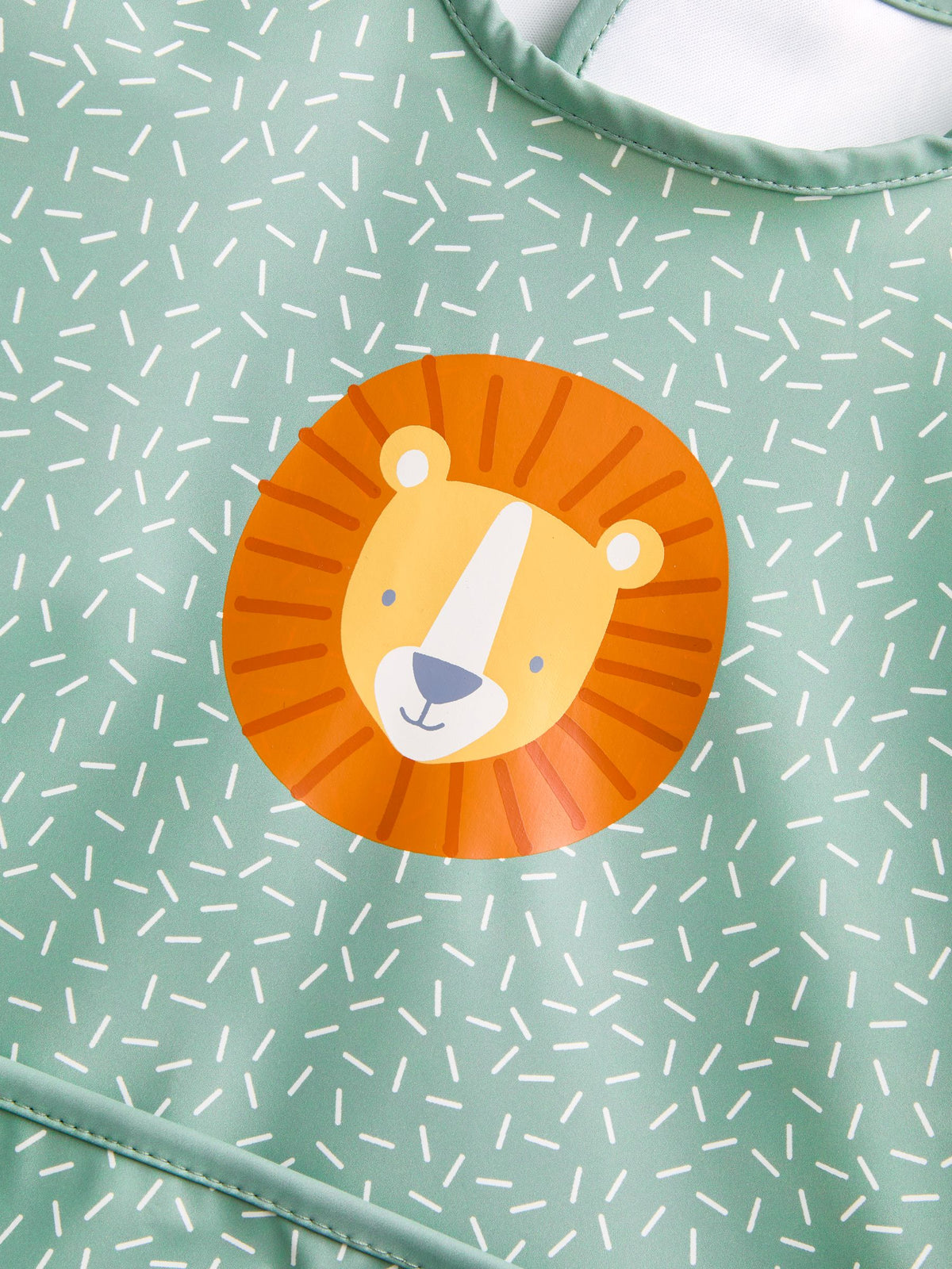 JoJo Maman Bébé Sage Green Safari 2-Pack Sleeve Bib Set - image 7