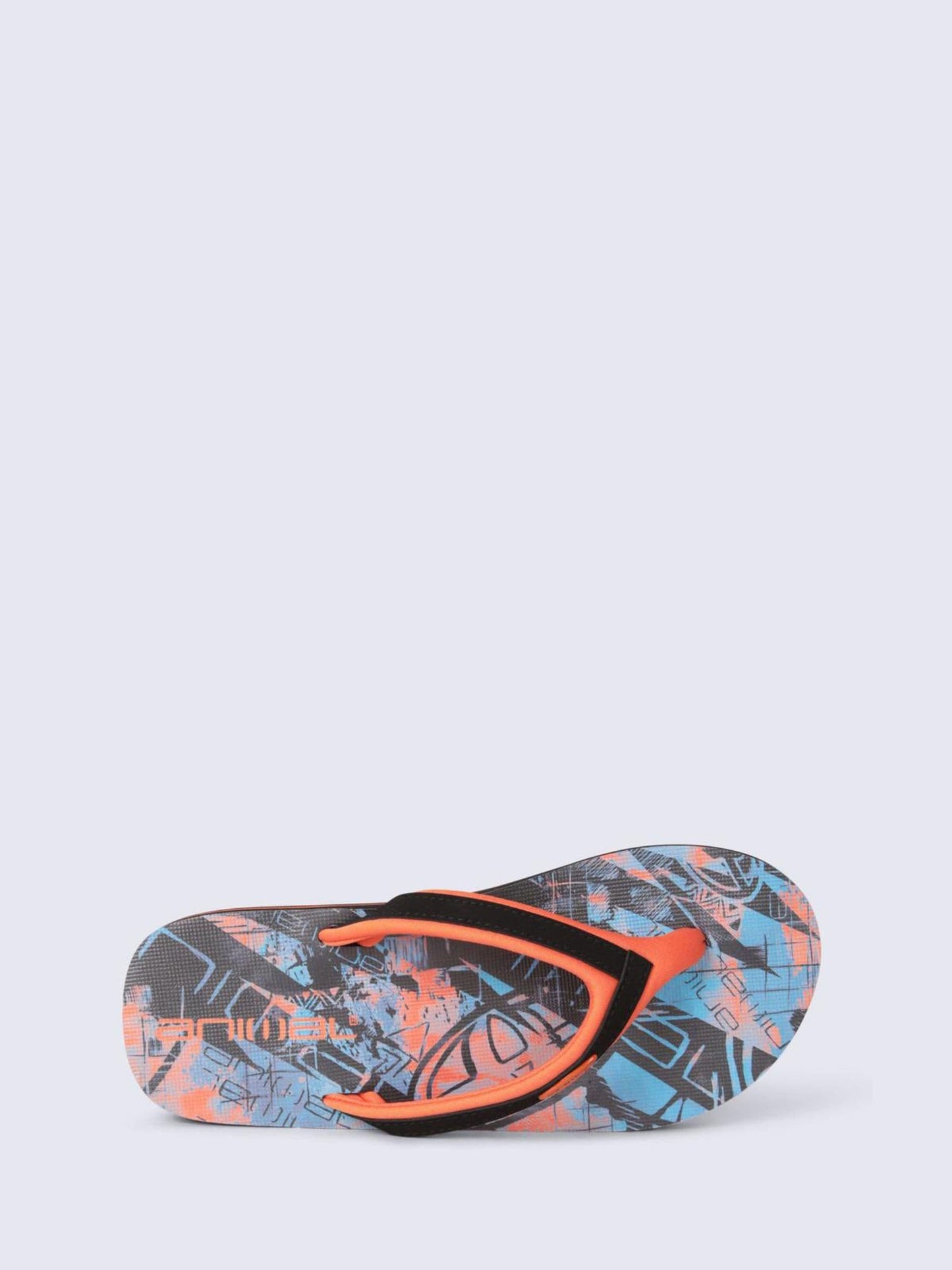 Animal Orange Jekyl Kids Flip Flops image 2