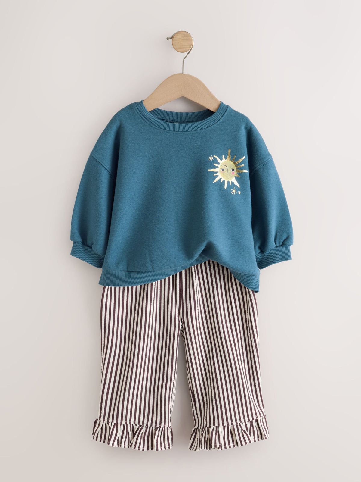 Blue Moon Sweatshirt and Frill Trousers Set 2 Pack (3mths-7yrs) - image 6