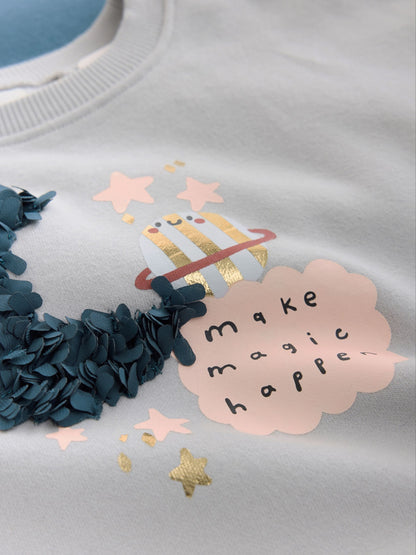 Blue Moon Sweatshirt and Frill Trousers Set 2 Pack (3mths-7yrs) - image 7