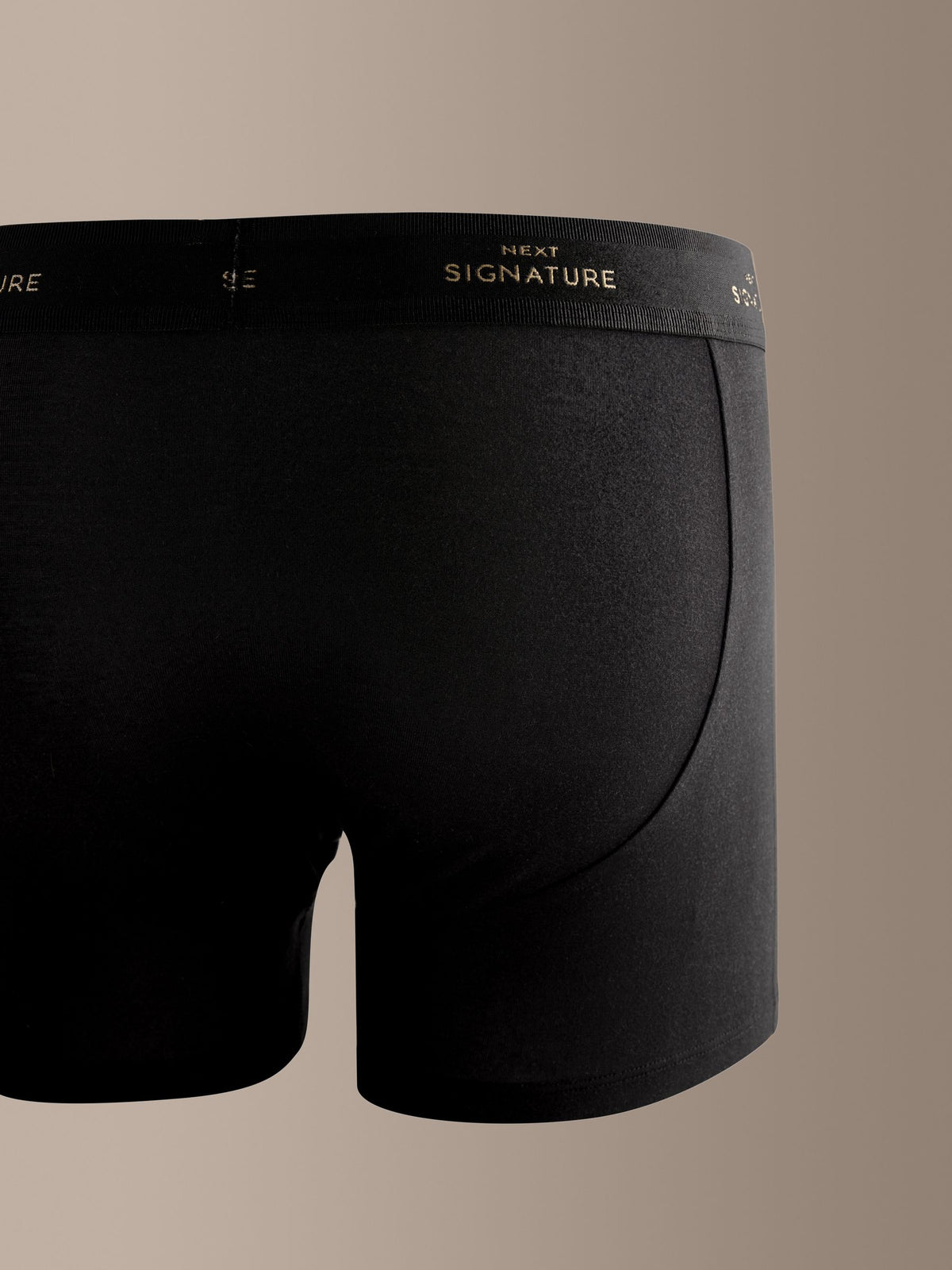 Dsiney Kidz - Black Metallic Text Waistband 4 pack Signature Cotton Rich Trunks image 4