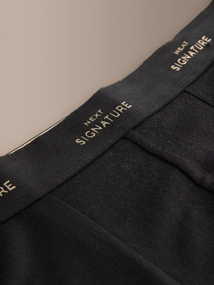 Dsiney Kidz - Black Metallic Text Waistband 4 pack Signature Cotton Rich Trunks image 5