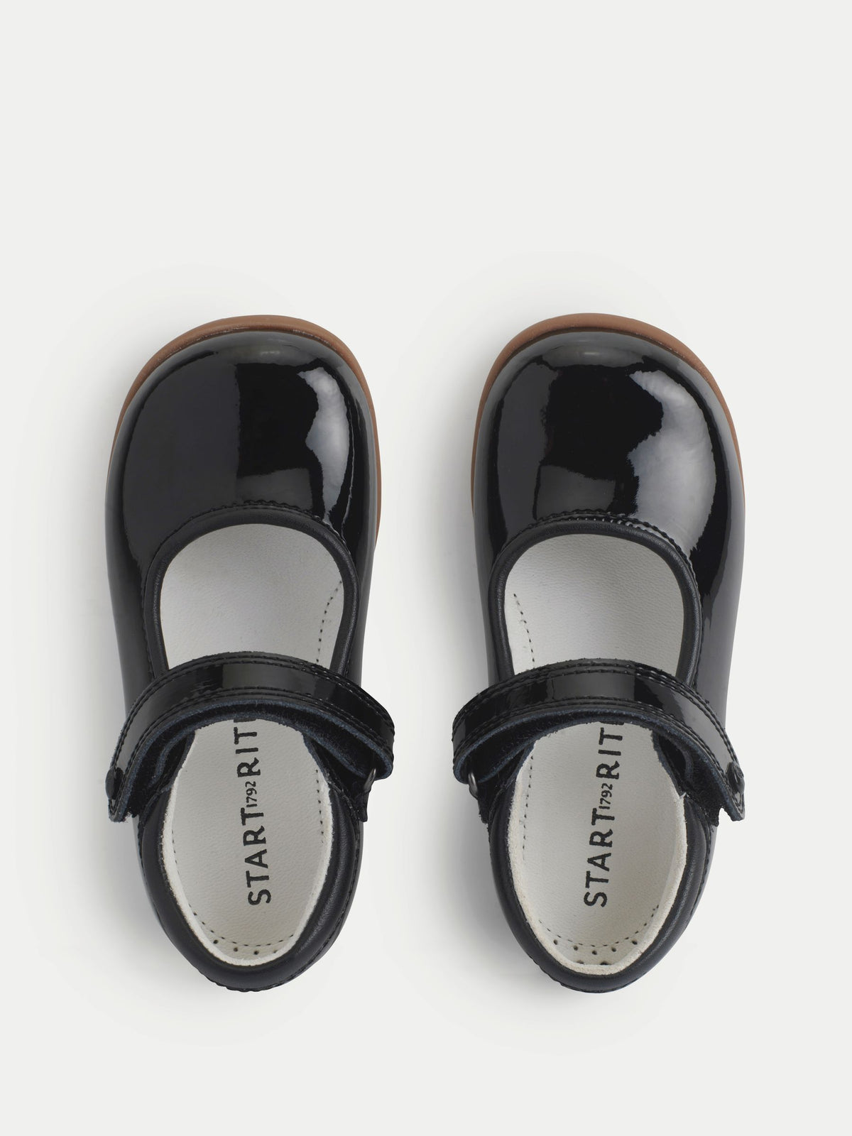 Dsiney Kidz - Start-Rite Black Slide Mary-Jane Smart Rip-Tape First Walking Shoes image 4