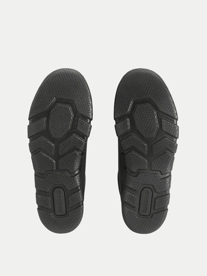 Start-Rite Black Challenger lace-up scuff resistant trainer inspired causal senior school shoes image 10