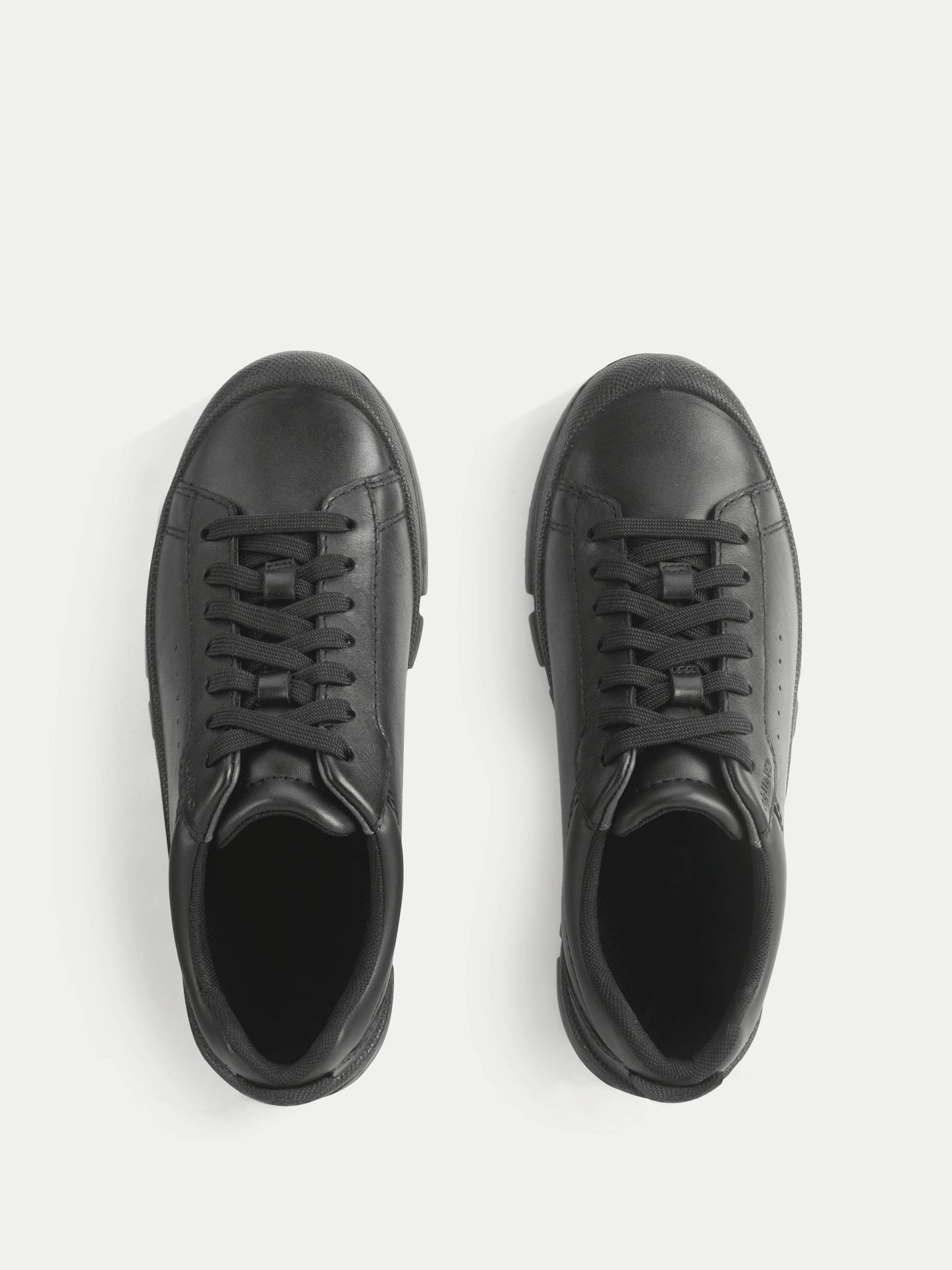Start-Rite Black Challenger lace-up scuff resistant trainer inspired causal senior school shoes image 7
