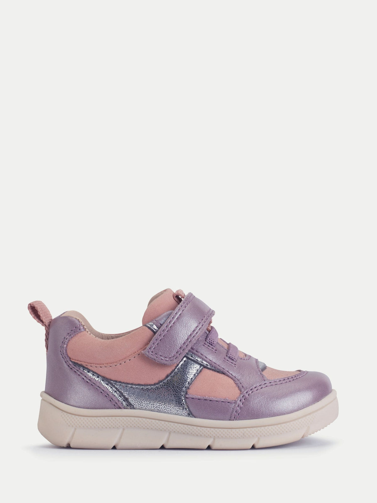 Dsiney Kidz - Start-Rite Pink Stride First Walking Sporty Trainers Style With Bungee Laces image 1