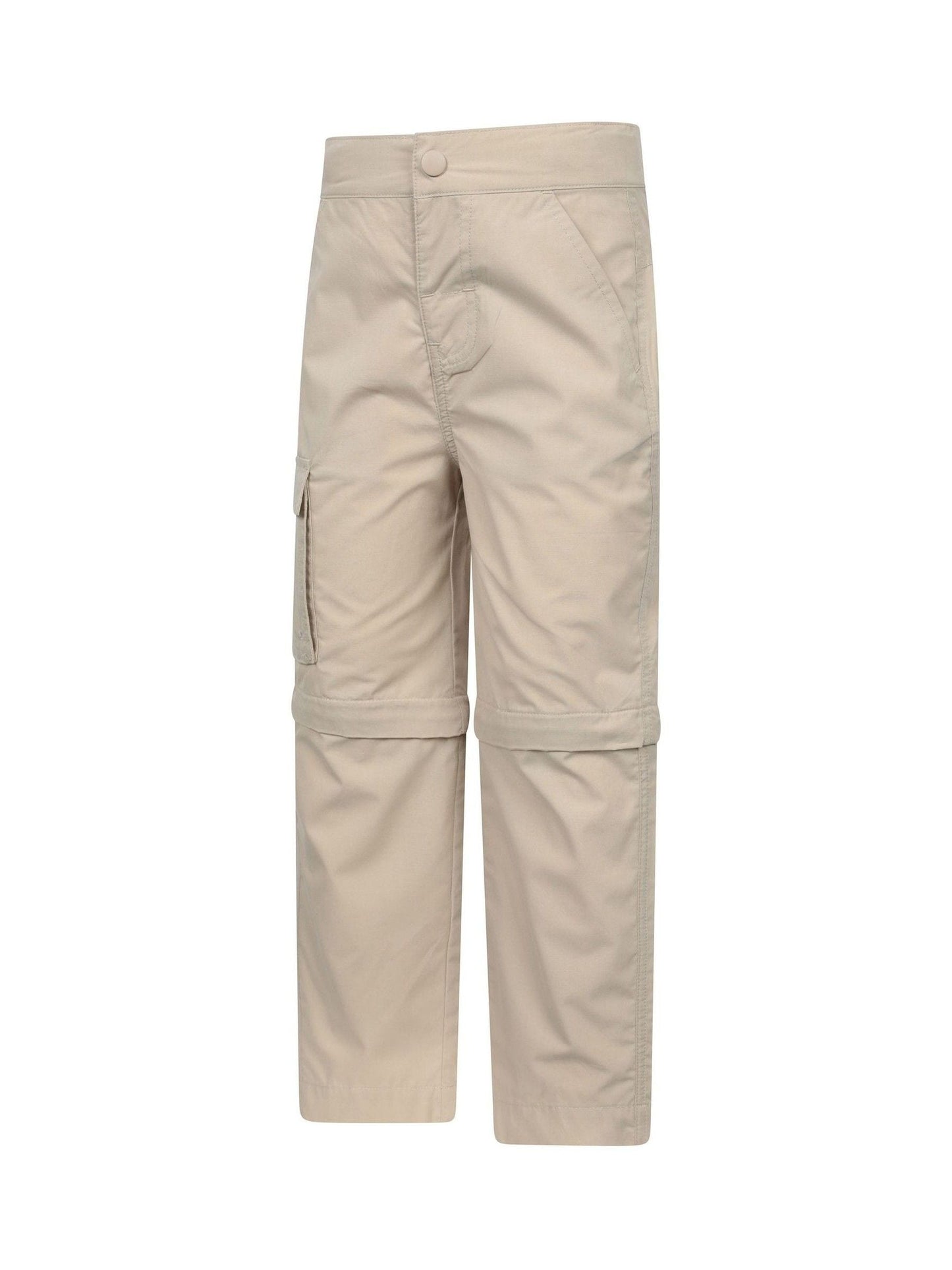 Mountain Warehouse Cream Active Kids Quick Drying Zip Off Trousers image 4