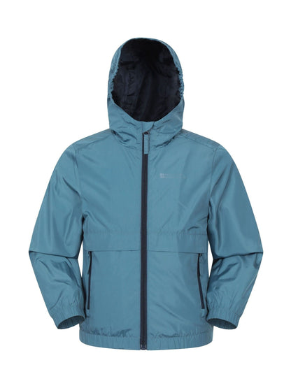 Dsiney Kidz - Mountain Warehouse Blue Whisper Kids Water Resistant Jacket image 1