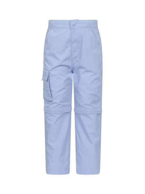 Mountain Warehouse Purple Active Kids Quick Drying Zip Off Trousers image 1