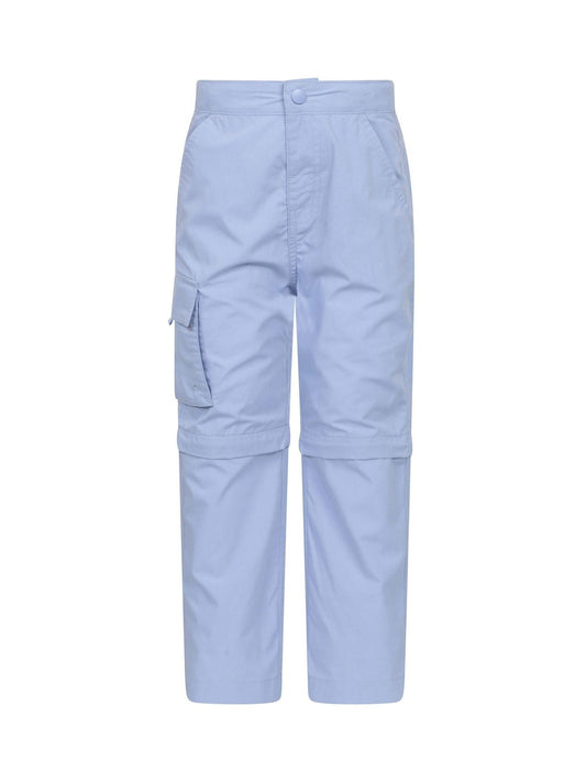 Mountain Warehouse Purple Active Kids Quick Drying Zip Off Trousers image 1