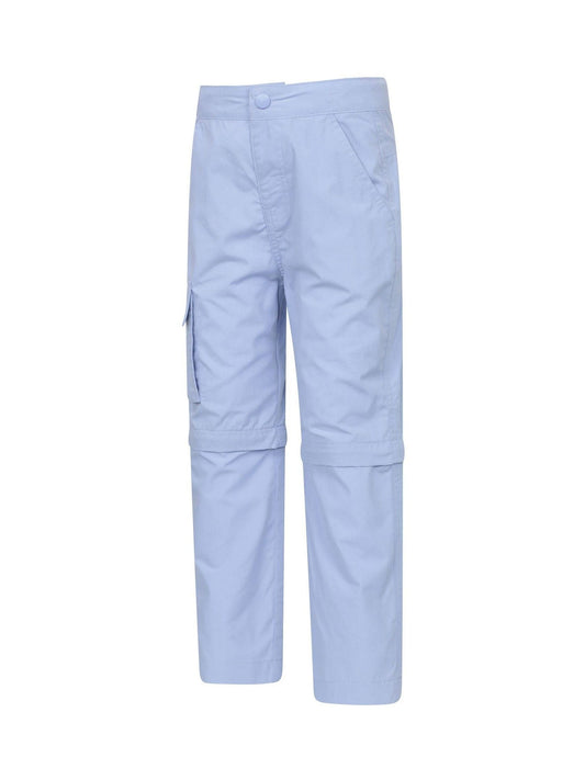 Mountain Warehouse Purple Active Kids Quick Drying Zip Off Trousers image 2
