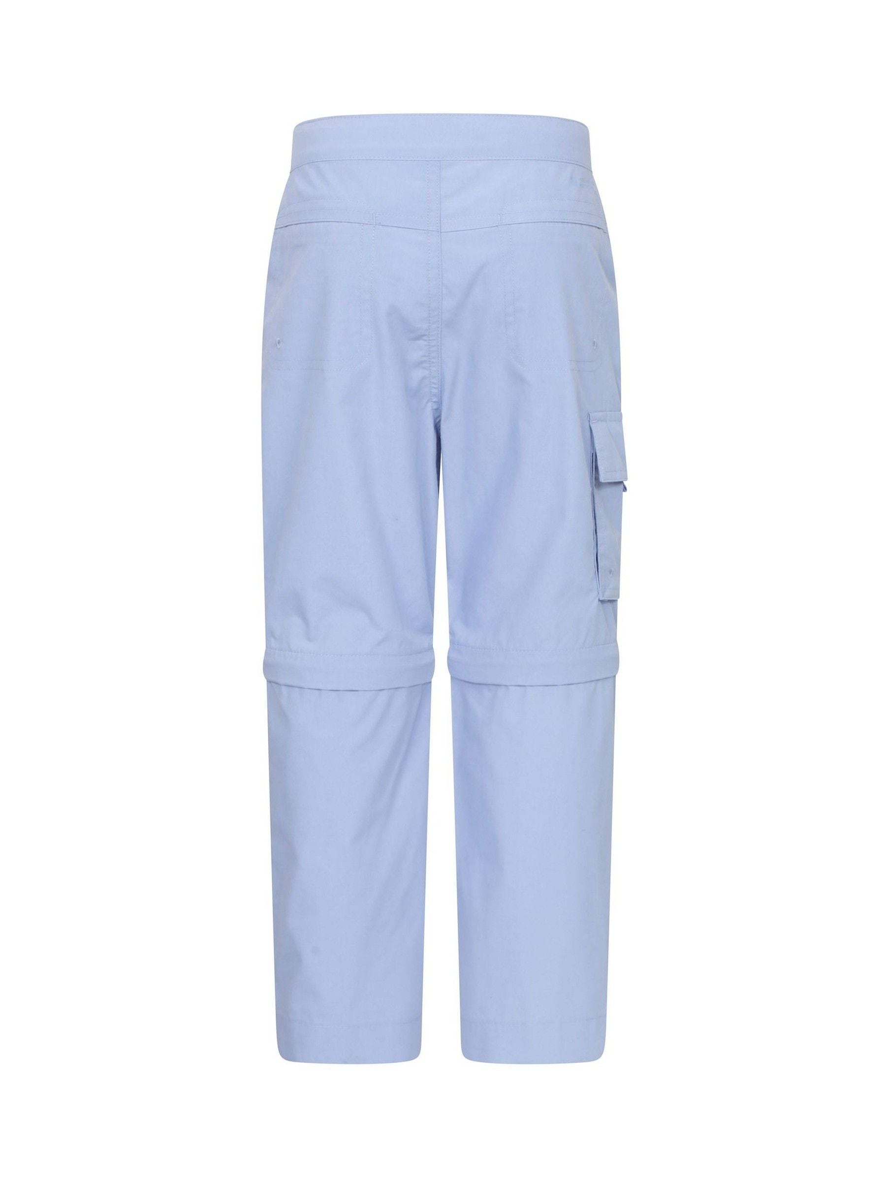 Mountain Warehouse Purple Active Kids Quick Drying Zip Off Trousers image 3