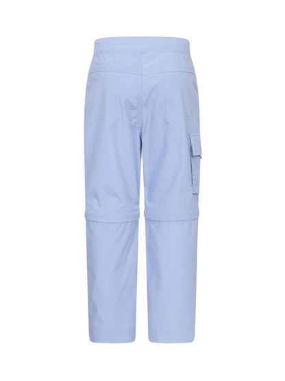 Mountain Warehouse Purple Active Kids Quick Drying Zip Off Trousers image 3