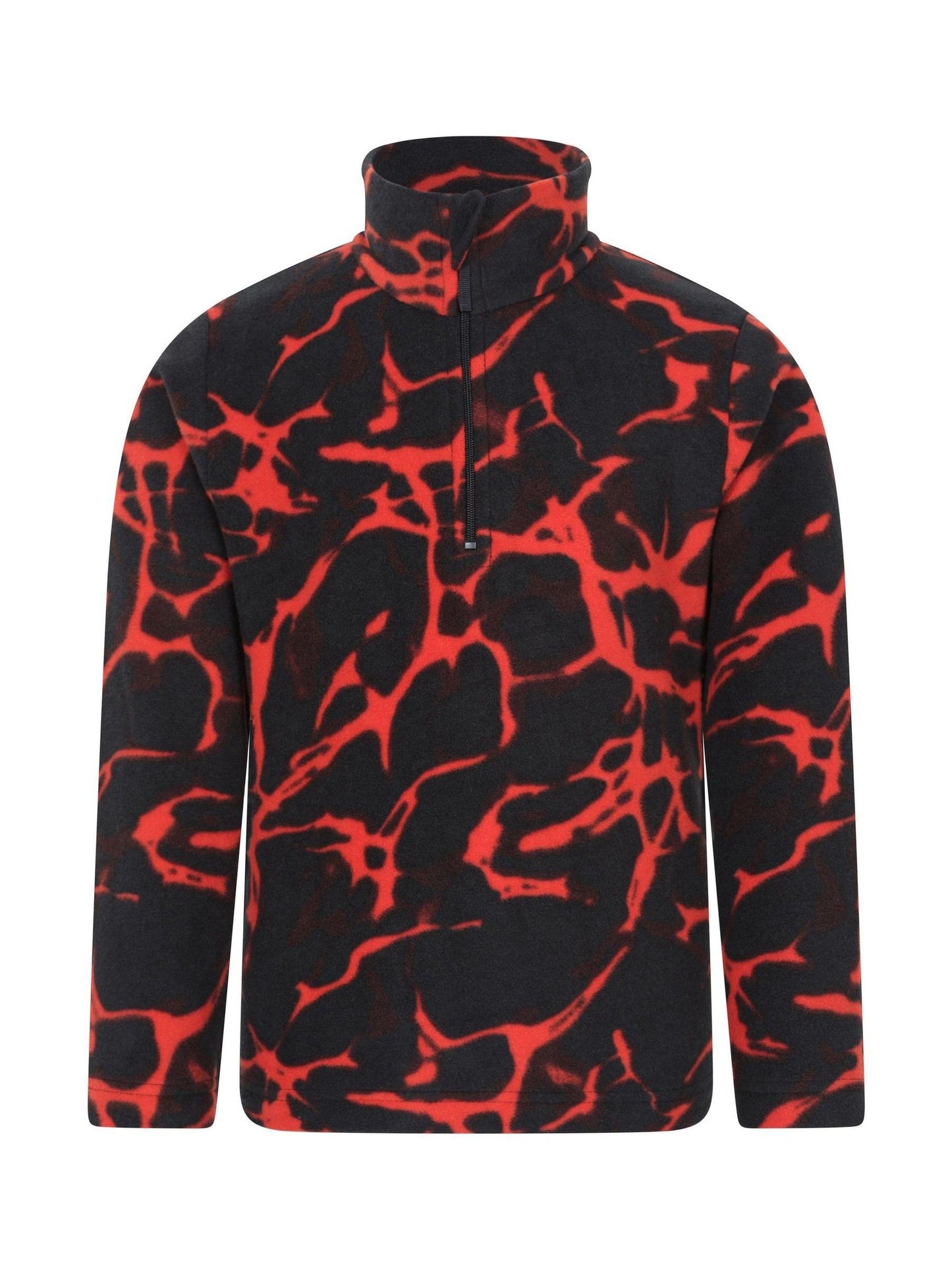 Dsiney Kidz - Mountain Warehouse Red/Black Pursuit Printed Kids Half-Zip Fleece image 1