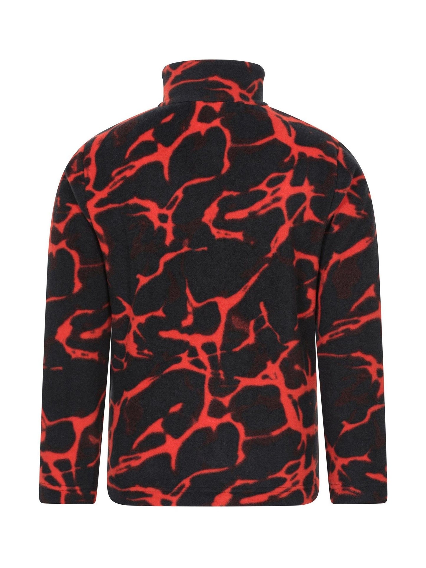Dsiney Kidz - Mountain Warehouse Red/Black Pursuit Printed Kids Half-Zip Fleece image 3