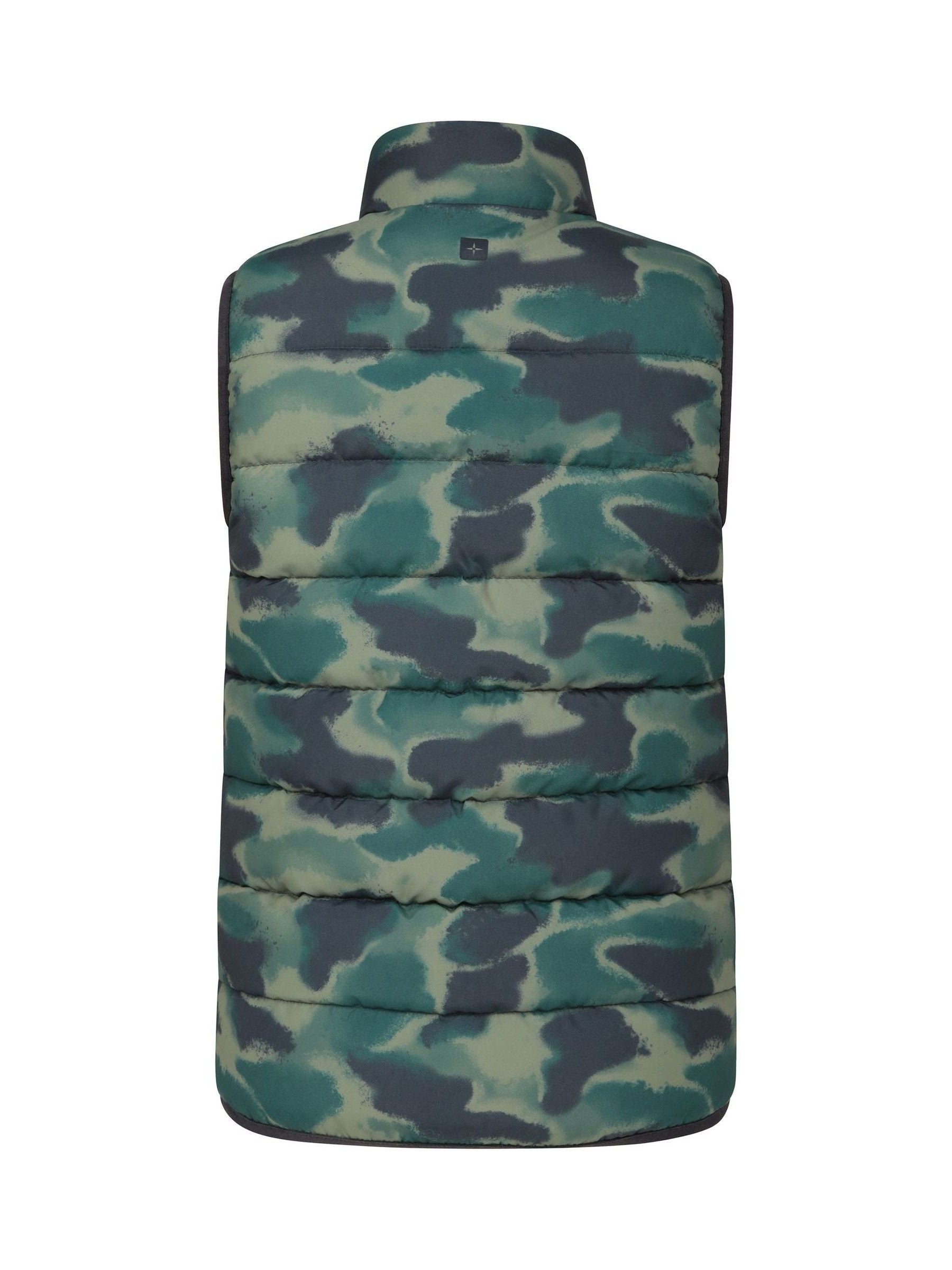 Dsiney Kidz - Mountain Warehouse Green Kids Rocko Printed Padded Gilet image 3