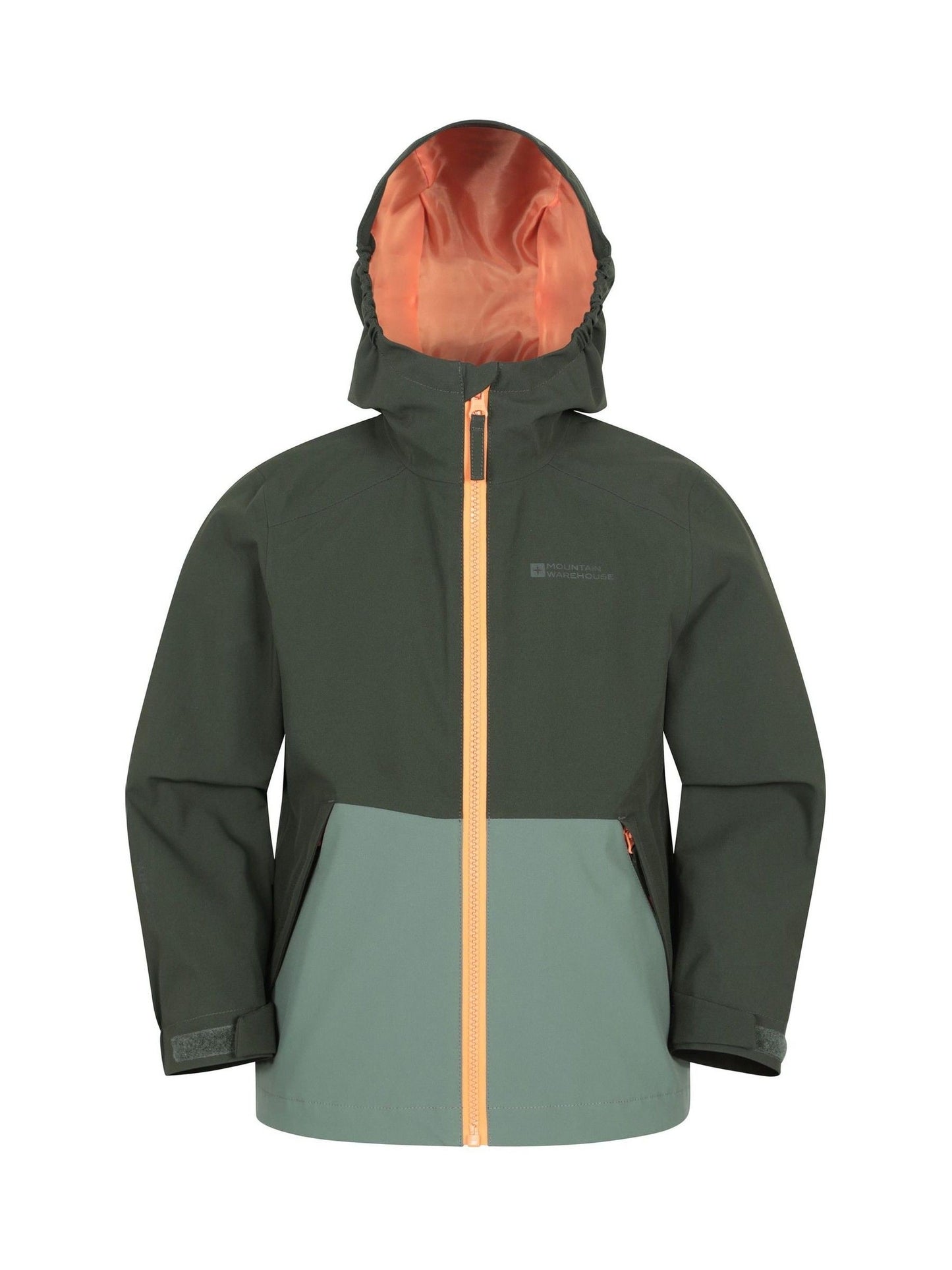 Dsiney Kidz - Mountain Warehouse Green Rain Rover Kids Waterproof Jacket image 1