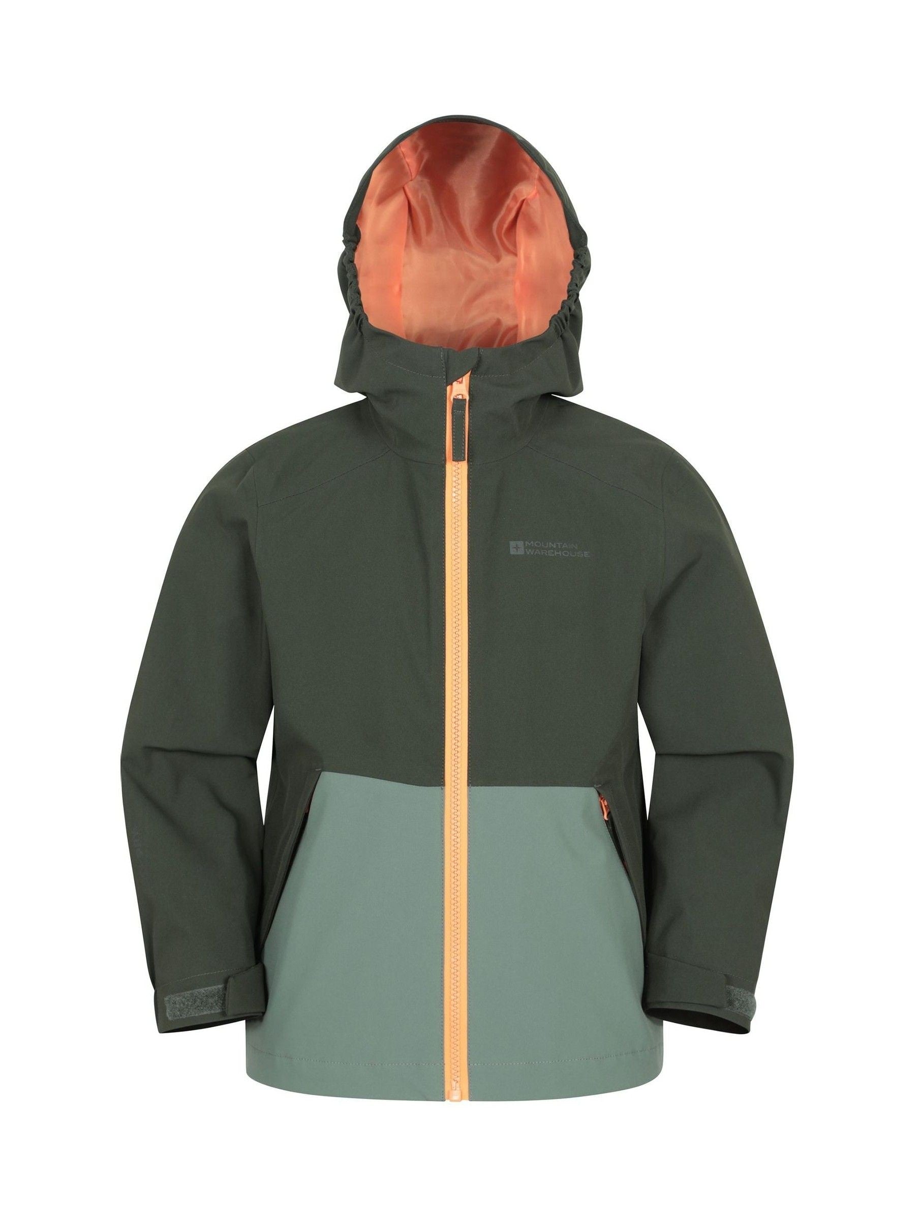 Dsiney Kidz - Mountain Warehouse Green Rain Rover Kids Waterproof Jacket image 1