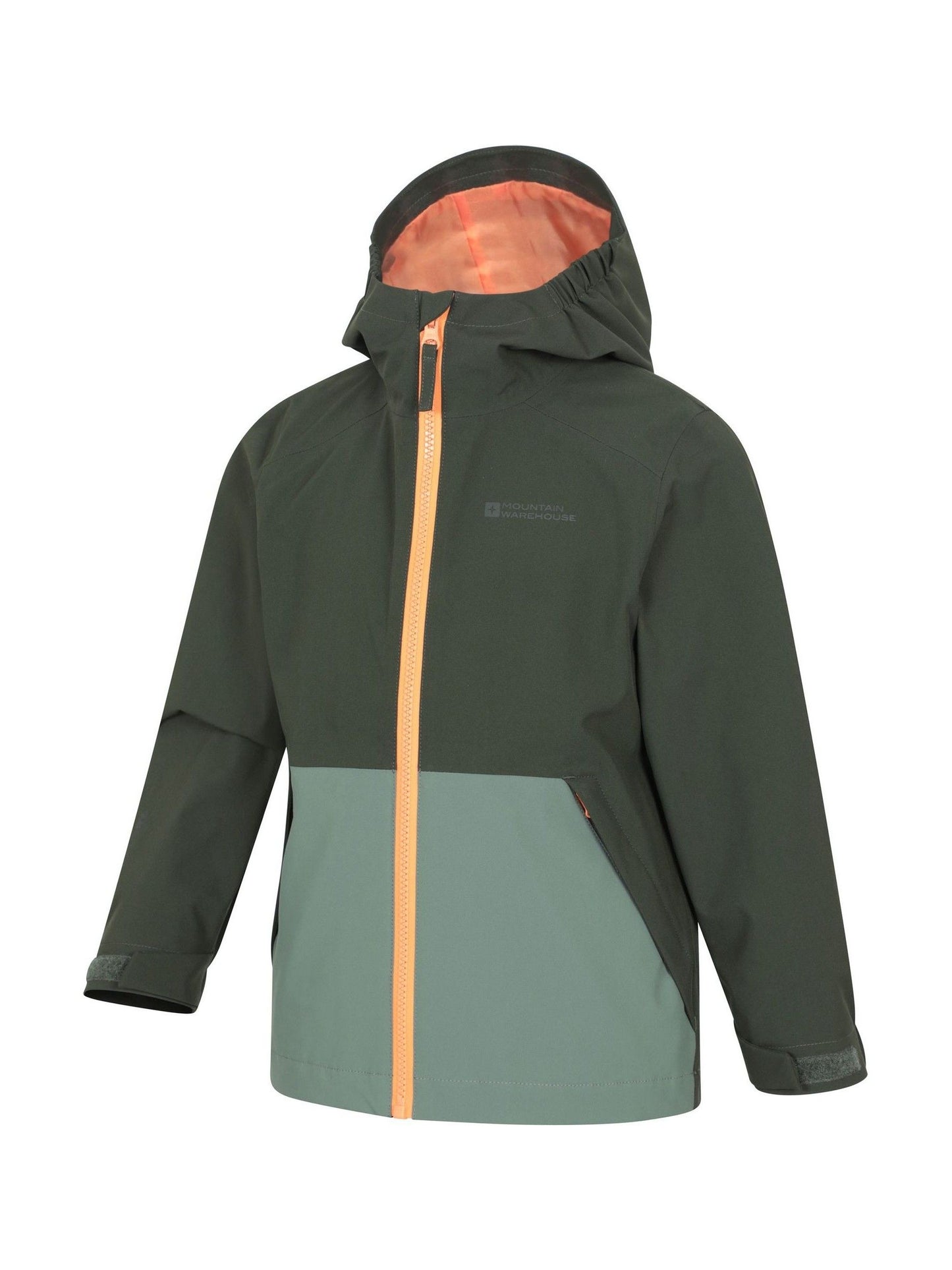 Dsiney Kidz - Mountain Warehouse Green Rain Rover Kids Waterproof Jacket image 2