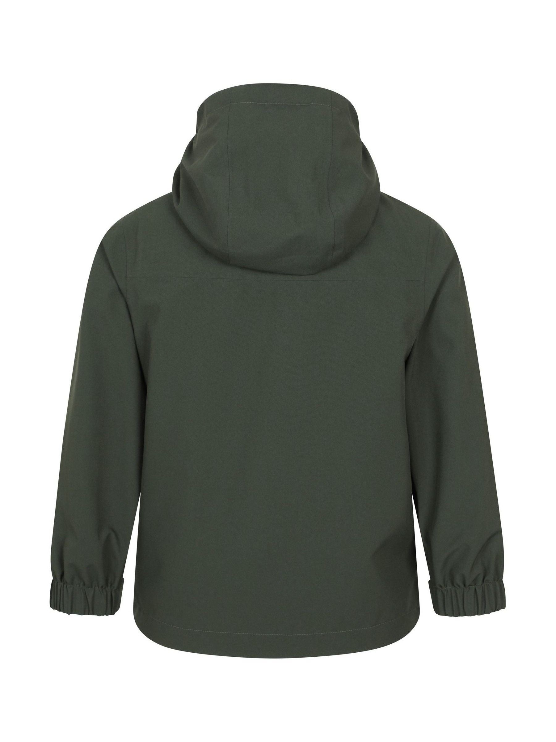Dsiney Kidz - Mountain Warehouse Green Rain Rover Kids Waterproof Jacket image 3