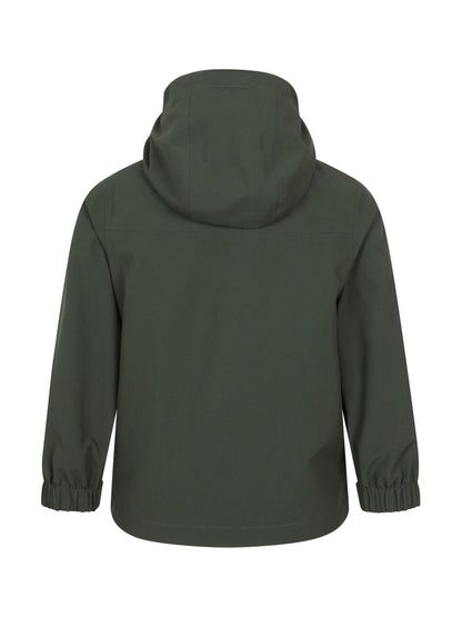 Dsiney Kidz - Mountain Warehouse Green Rain Rover Kids Waterproof Jacket image 3