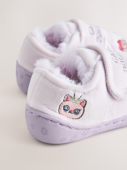 Dsiney Kidz - Lilac Purple Gabbys Dollhouse Cupsole Slippers image 4