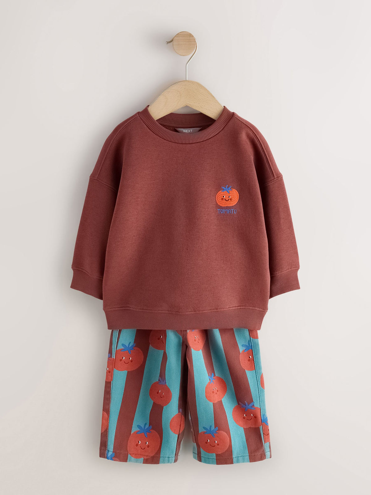 Red/Blue Long Sleeve Top and Trousers Set (3mths-7yrs) - image 1