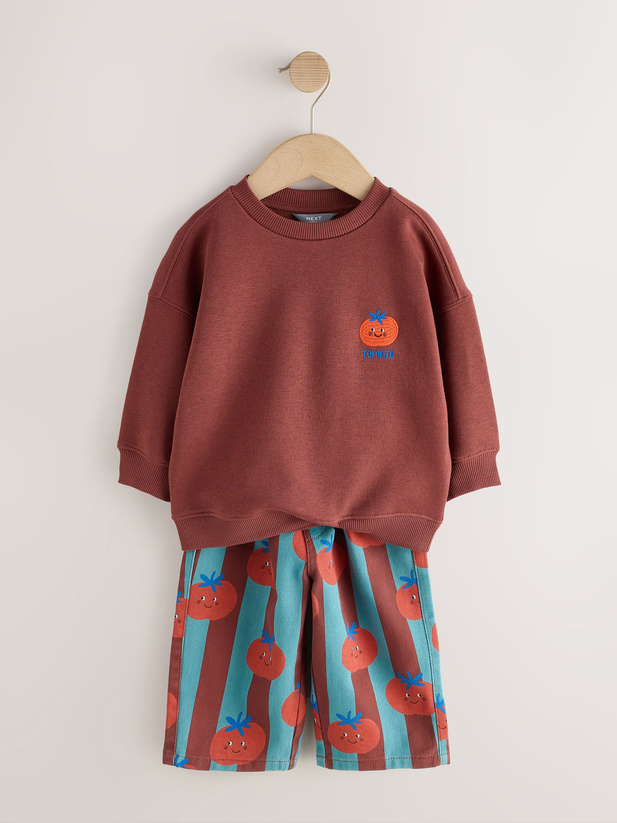 Red/Blue Long Sleeve Top and Trousers Set (3mths-7yrs) - image 3