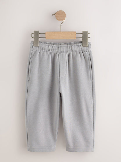 Choc/Grey/Black/Neutral Wide Fit Joggers 5 Pack (3mths-7yrs) - image 3