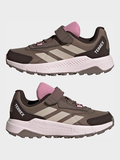 adidas Terrex Brown Anylander Children Hiking Shoes image 6