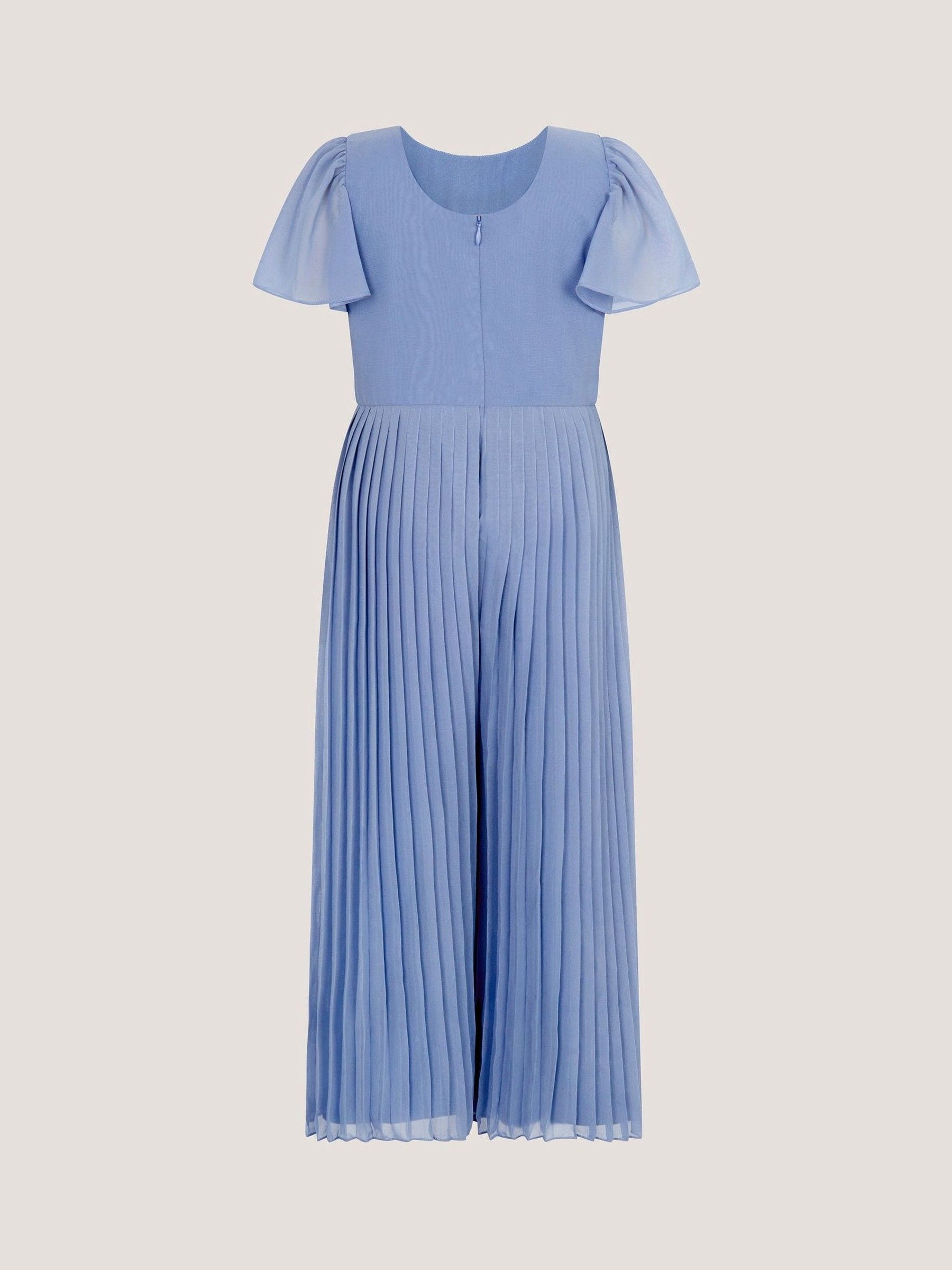 Dsiney Kidz - Monsoon Blue Ava Embellished Pleated Jumpsuit image 2