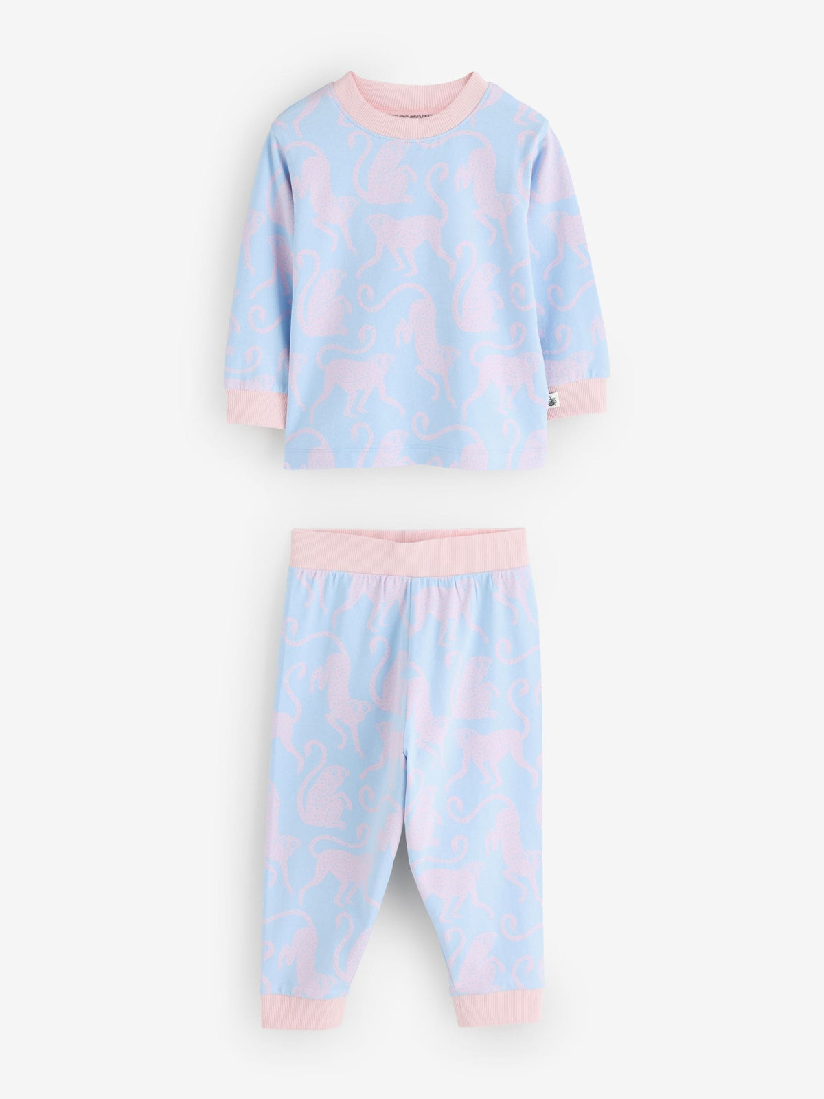 Desmond & Dempsey Kids Pink/Blue Long Sleeve Pyjamas Set 3 Pack - image 11