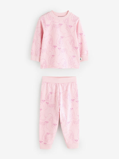 Desmond & Dempsey Kids Pink/Blue Long Sleeve Pyjamas Set 3 Pack - image 9