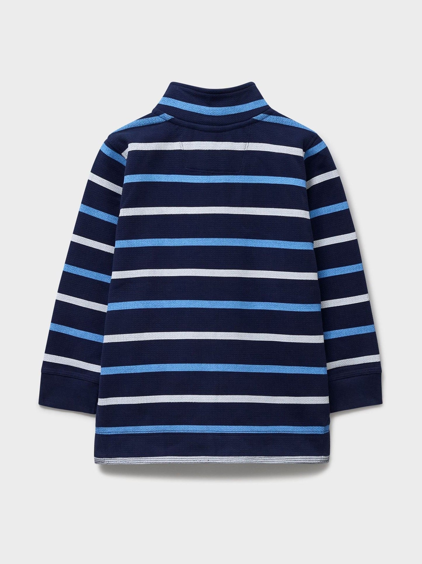 Dsiney Kidz - Crew Clothing Blue Stripe Pique Padstow Sweatshirt image 2