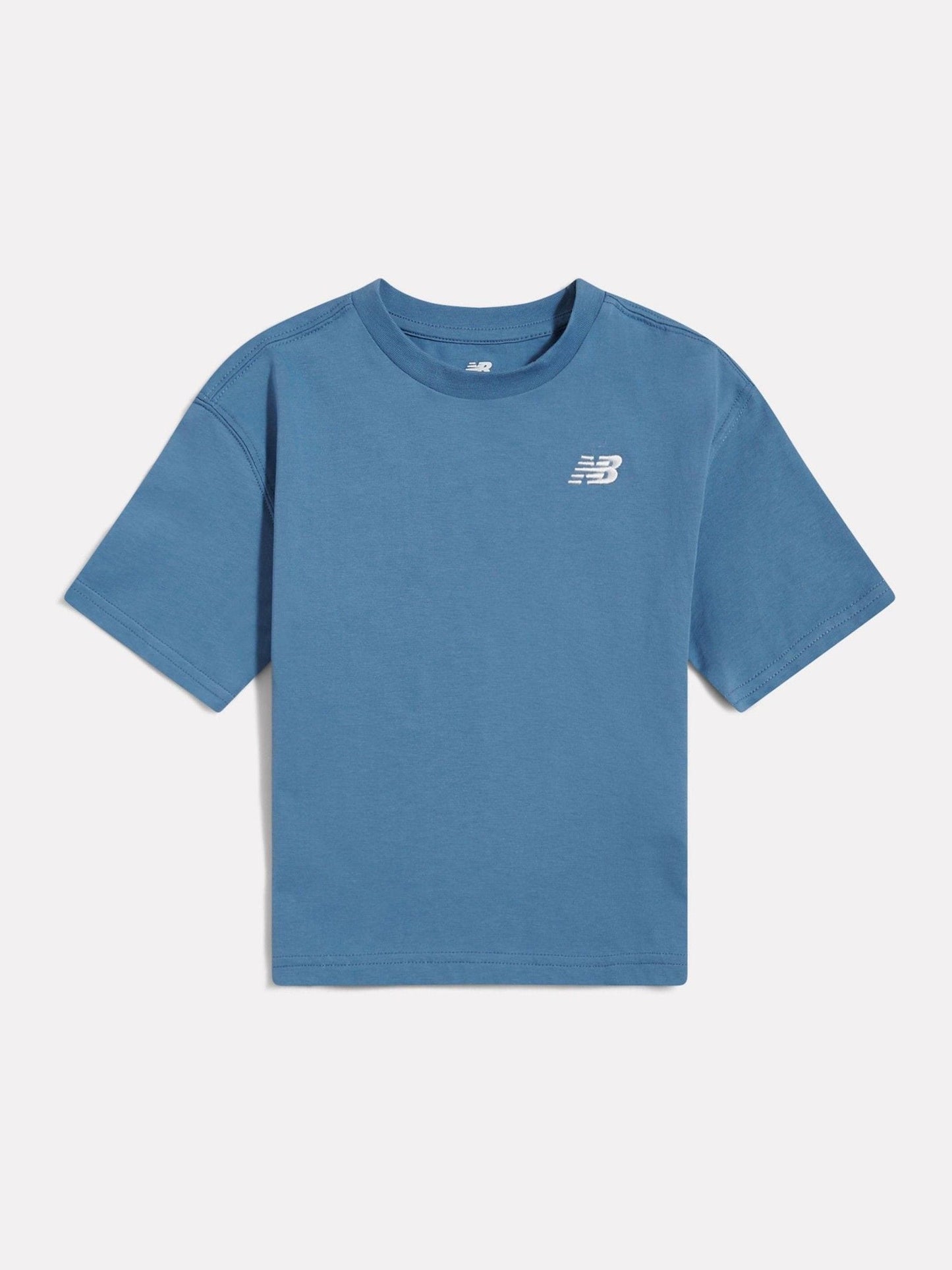 New Balance Blue Small Logo Jersey T-Shirt image 1