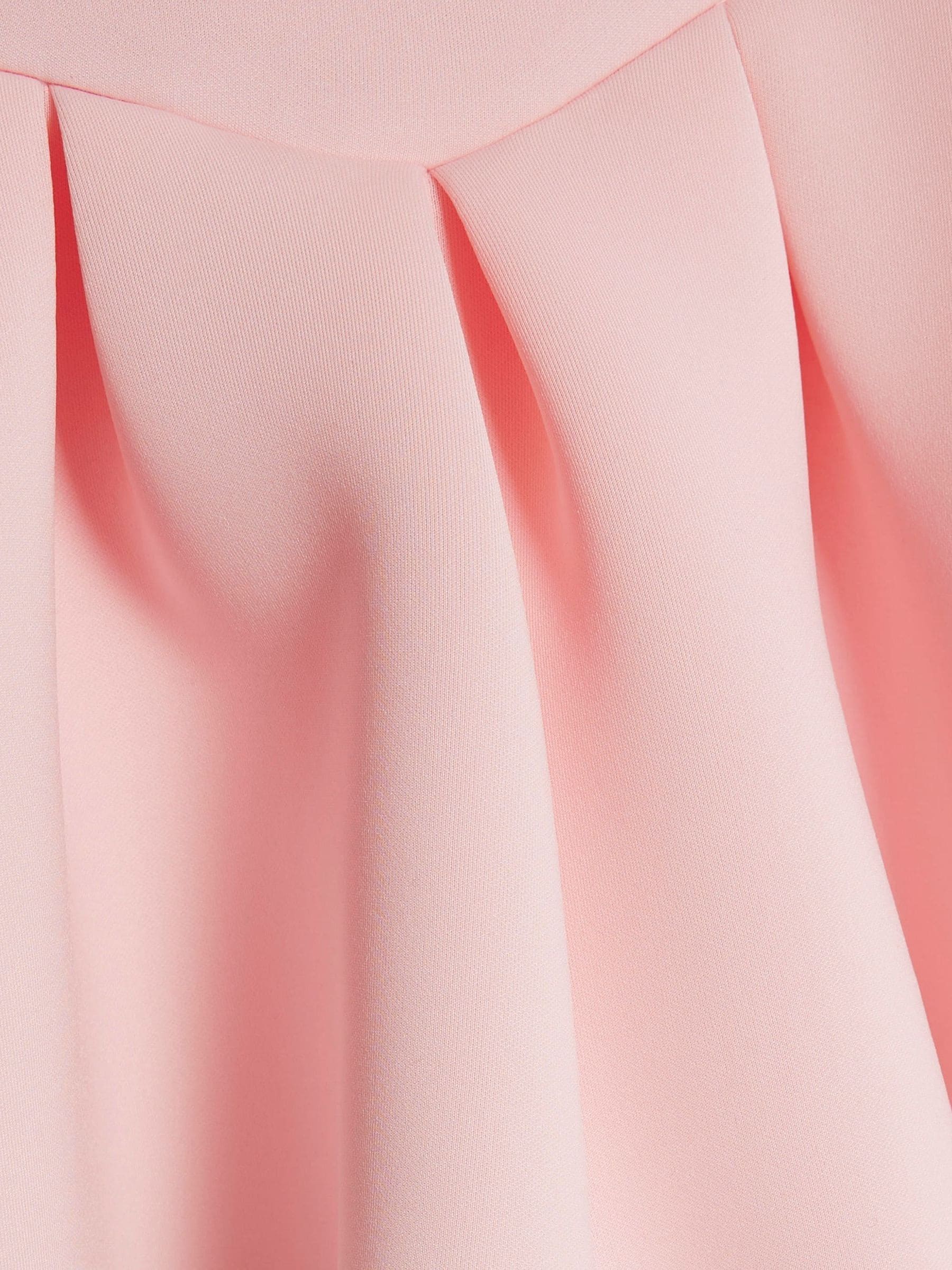 River Island Pink Pearl Embroderied Scuba Dress image 4