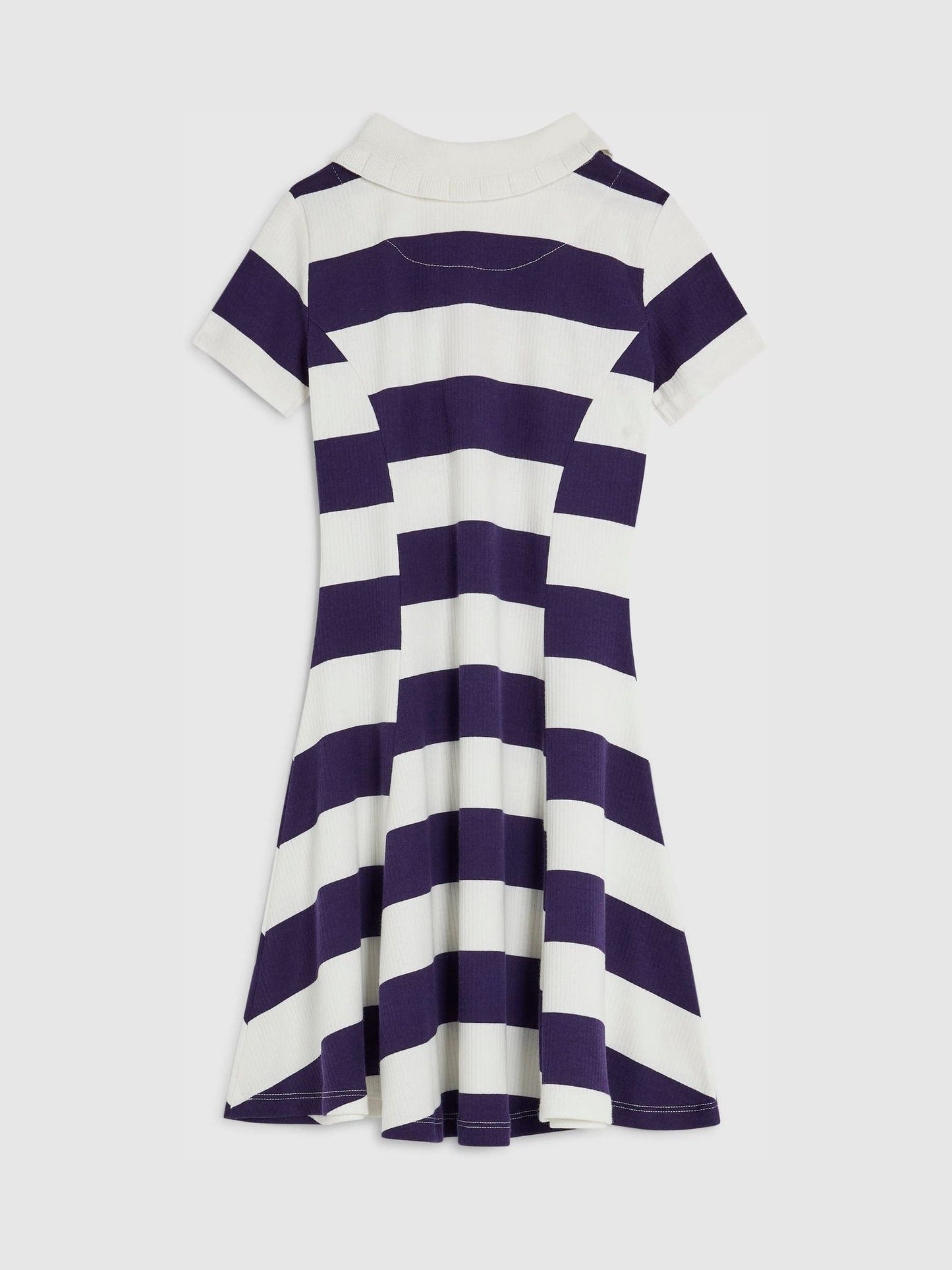 Dsiney Kidz - River Island Blue Rugby Stripe Polo Dress image 2