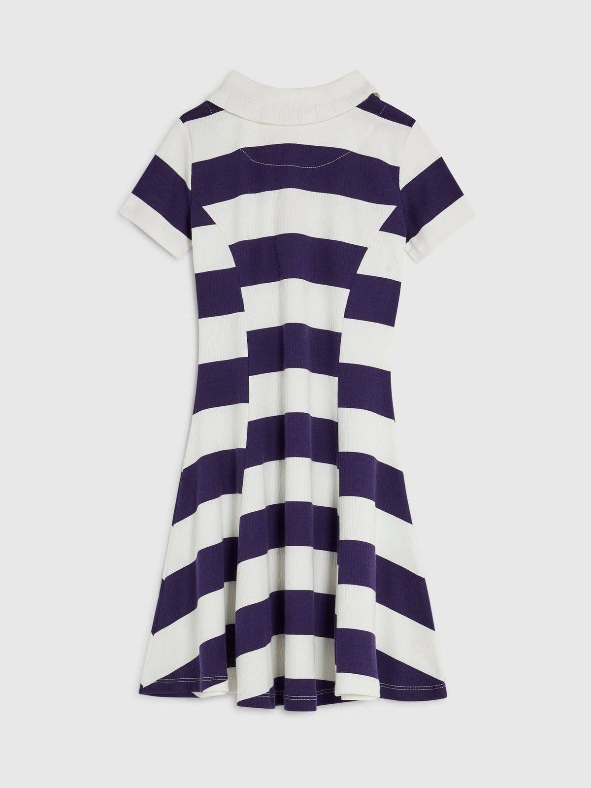 Dsiney Kidz - River Island Blue Rugby Stripe Polo Dress image 2