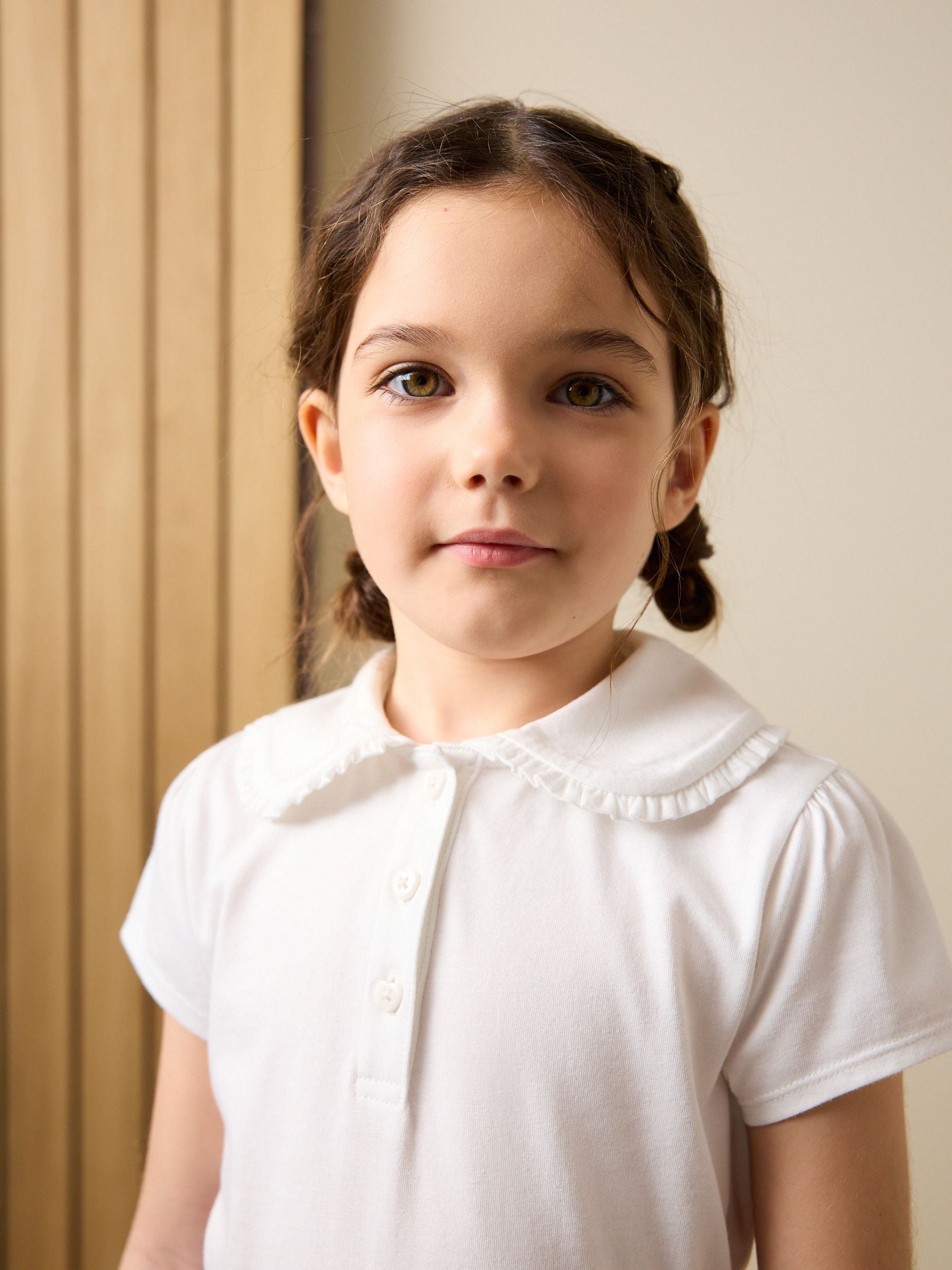 Dsiney Kidz - White and Blue Gingham School Tiered Rara Twofer Dress (3-14yrs) image 5