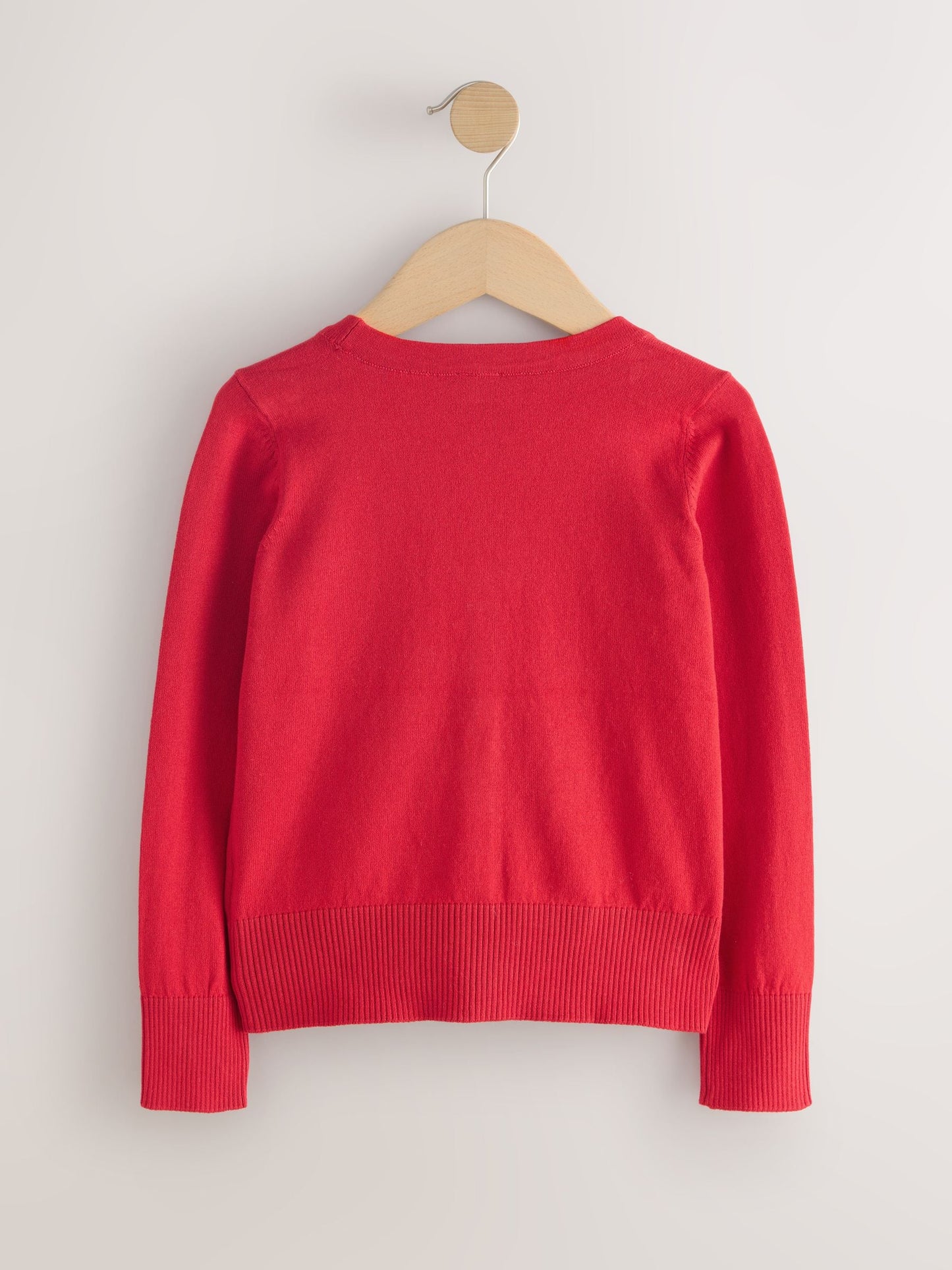 Dsiney Kidz - Red 2 Pack Cotton Rich School V-Neck Cardigans (3-16yrs) image 4